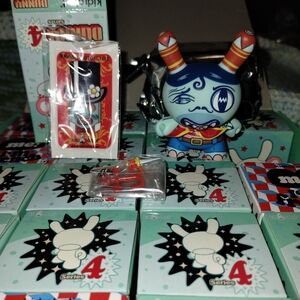 Kidrobot Dunny Series 4 Michael Motorcycle Figure 3" Vinyl 2007 New Open Box